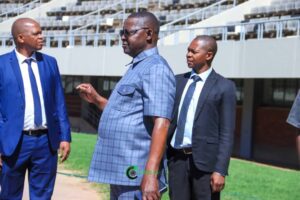 National Sports Stadium Renovation Nears Completion as Minister Lt. Gen. Rtd. AN. Sanyatwe Confirms Final Phase of Works